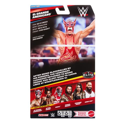 Mattel: WWE Elite Collection Series 126 El Grande Americano Action Figure