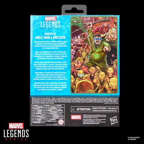 Hasbro: Marvel Legends Fantastic Four Mole Man & Moloids 6-Inch Action Figures