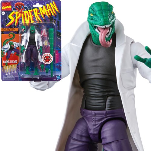 Hasbro: Marvel Legends Spider-Man Retro Marvel Legends Lizard 6-Inch Action Figure