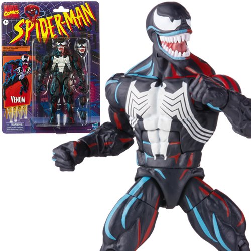 Hasbro: Marvel Legends Spider-Man Retro Marvel Legends Venom 6-Inch Action Figure