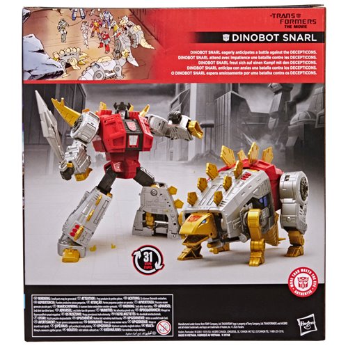 Hasbro: Transformers Studio Series 86 Leader Class Transformers: The Movie Dinobot Snarl
