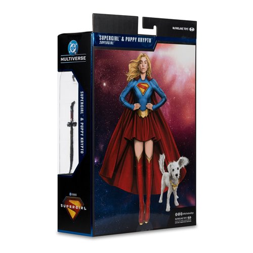 McFarlane Toys: DC Multiverse Deluxe Supergirl Movie Supergirl and Baby Krypto 7-Inch Scale Action Figure