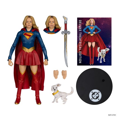 McFarlane Toys: DC Multiverse Deluxe Supergirl Movie Supergirl and Baby Krypto 7-Inch Scale Action Figure