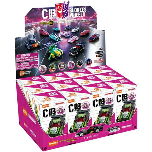 Blokees: Transformers Wheels - C03 Wreck N Rule 2 Blokees Blind Box Model Kit Display of 12